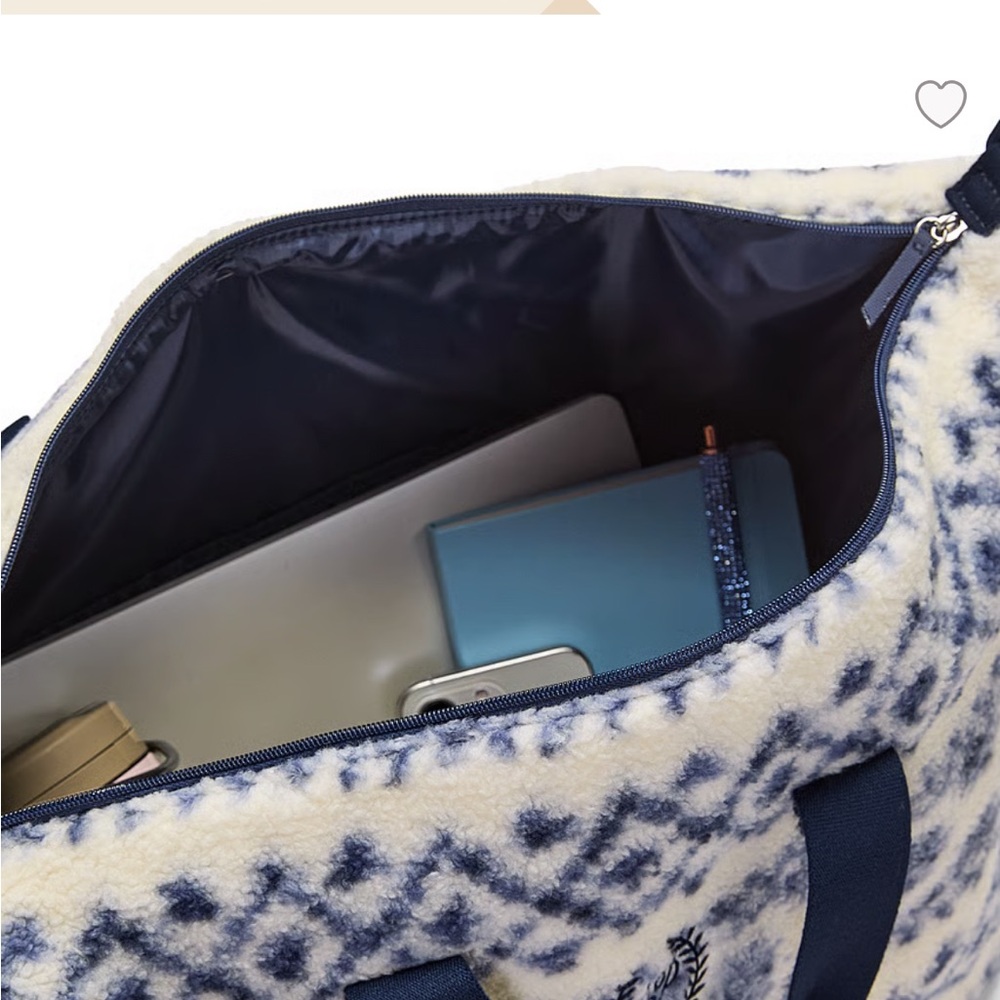 Victorias Secret Cozy Plush Weekender Bag - Picture 2 of 2